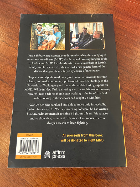 Fighting fate. Justin Yerbury. 2023.