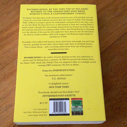 Everybody’s fool. Richard Russo. 2017.
