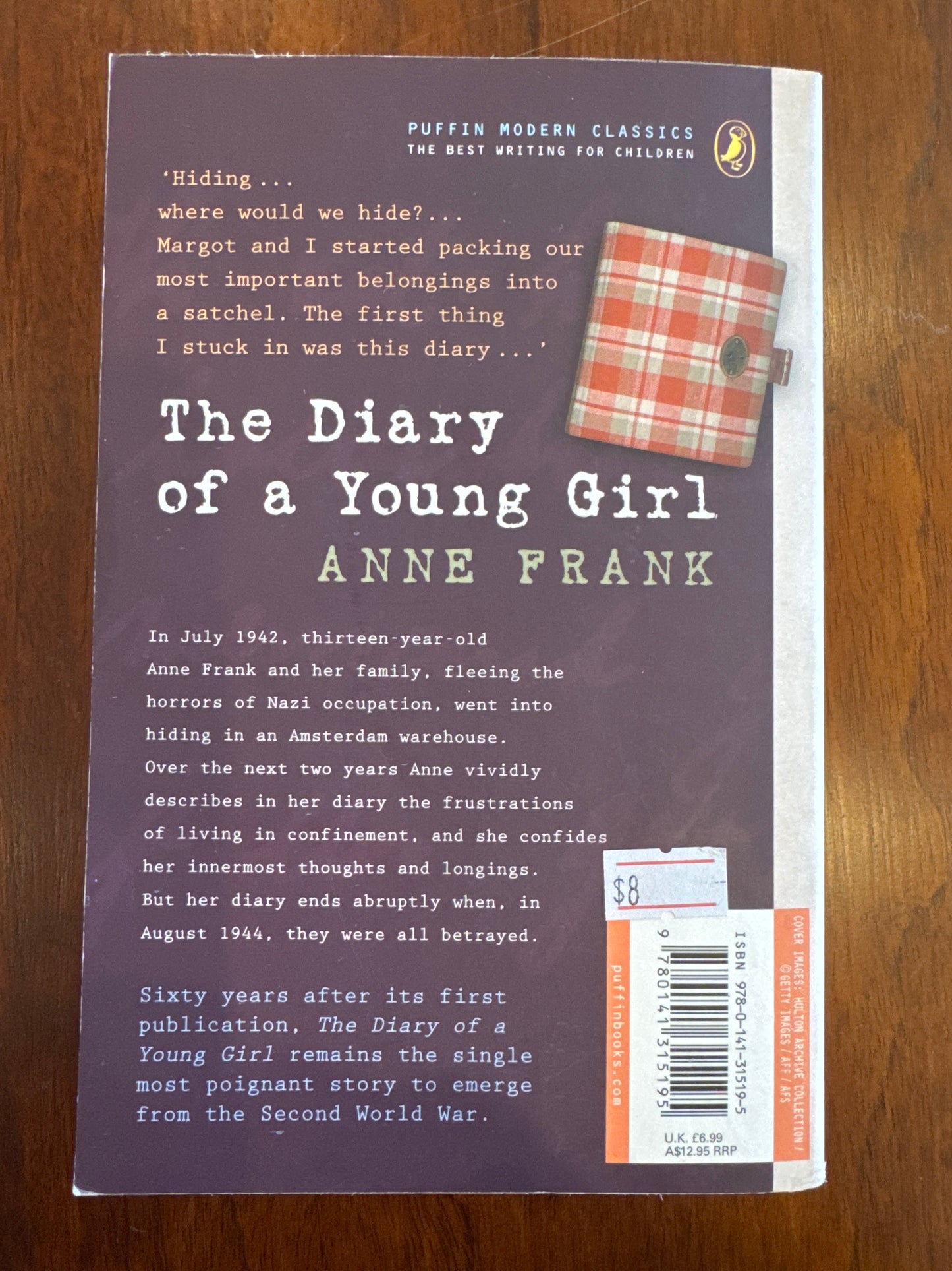 Diary of a young girl. Anne Frank. 2007.