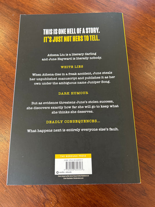 Yellowface. Rebecca F. Kuang. 2023.