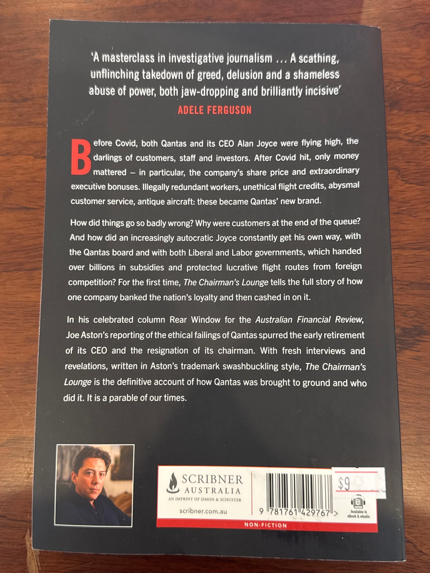 Chairman’s Lounge. Joe Aston. 2024.