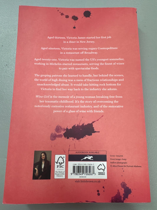 Wine Girl. Victoria James. 2020.