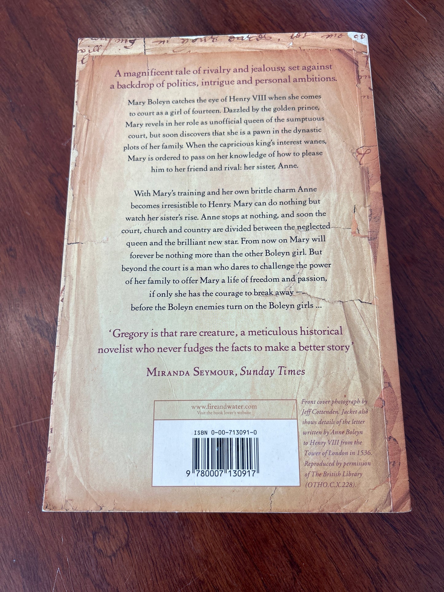 Other Boleyn girl. Philippa Gregory. 2001.