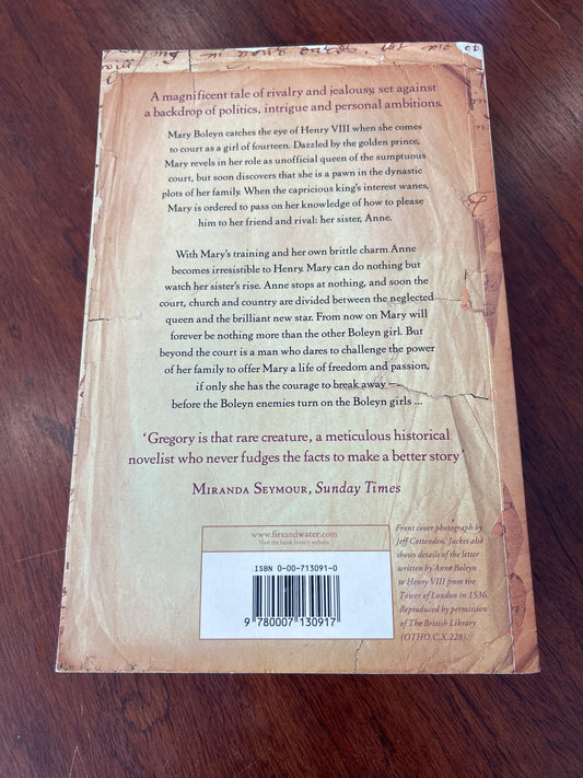 Other Boleyn girl. Philippa Gregory. 2001.