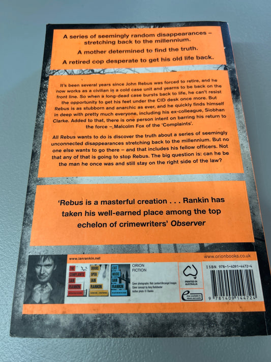 Standing in another man's grave. Ian Rankin. 2012.