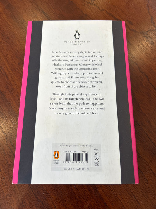 Sense and sensibility. Jane Austen. 2012.