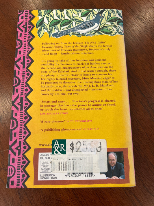 Tears of the giraffe. Alexander McCall Smith. 2003.