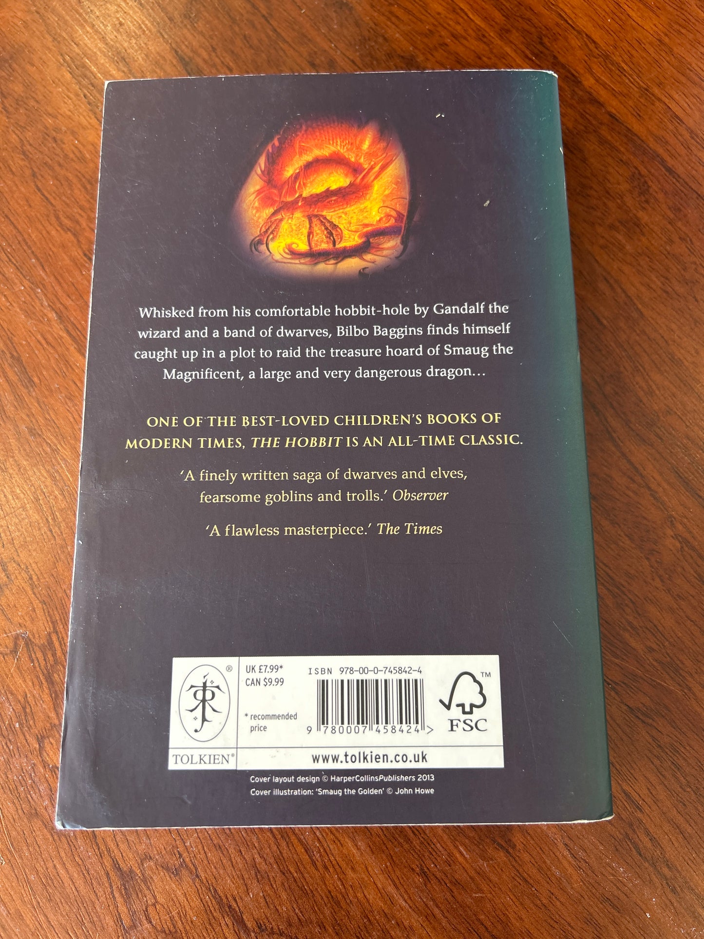 Hobbit or there and back again. J.R.R. Tolkien. 2013.