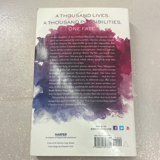 Thousand pieces of you. Claudia Gray. 2014.