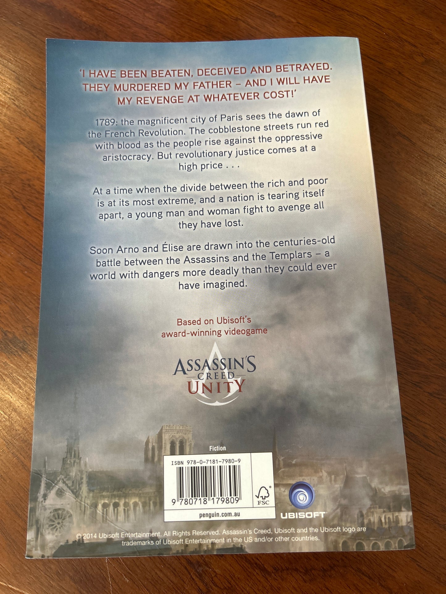 Assassin's creed: unity. Oliver Bowden. 2014.