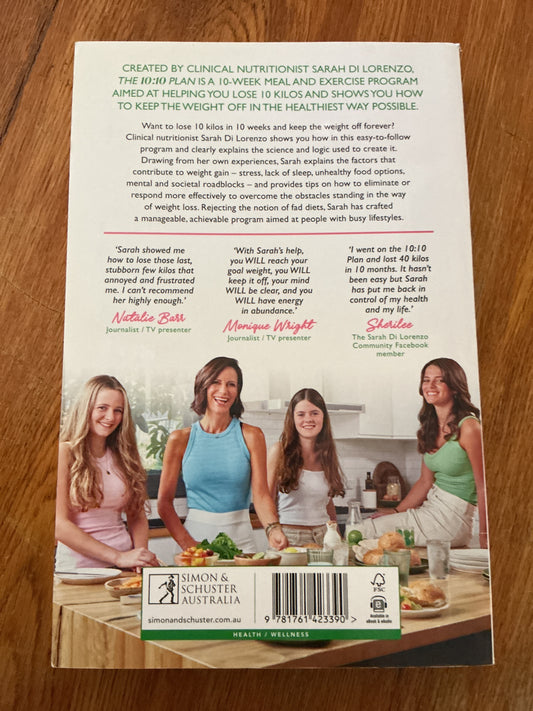 10:10 plan: your ideal weight the healthy way. Sarah Di Lorenzo. 2023.