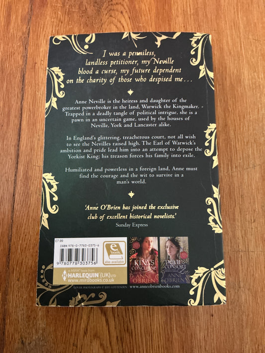 Virgin widow. Anne O’Brien. 2012.