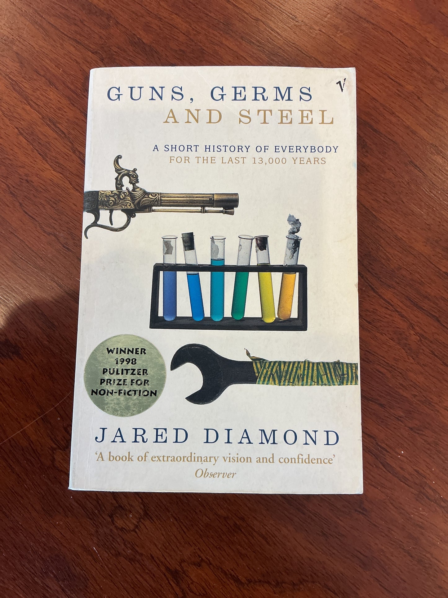 Guns, germs and steel: the fates of human societies. Jared Diamond. 1998.