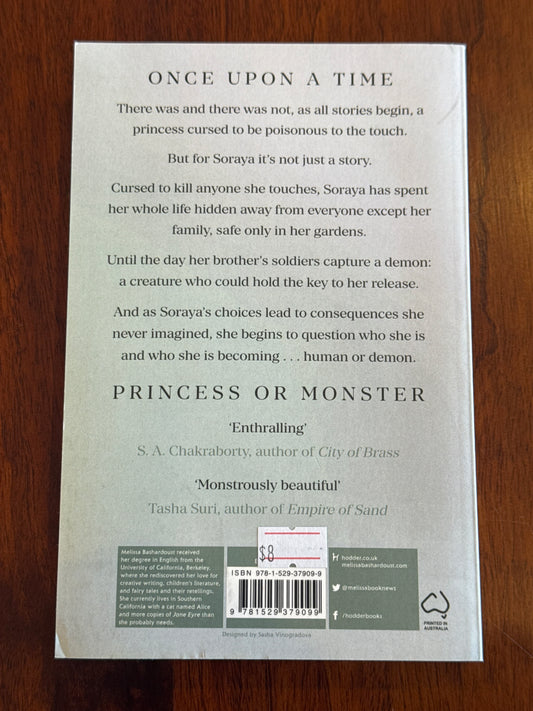 Girl, Serpent, Thorn. Melissa Bashardoust. 2020.