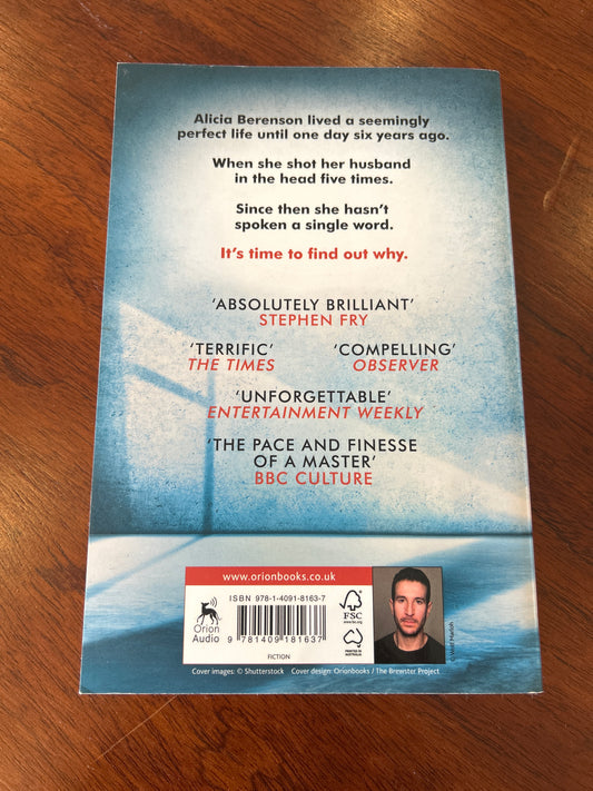 Silent patient. Alex Michaelides. 2019.