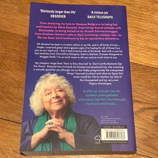 Oh Miriam: stories from an extraordinary life. Miriam Margolyes. 2023.
