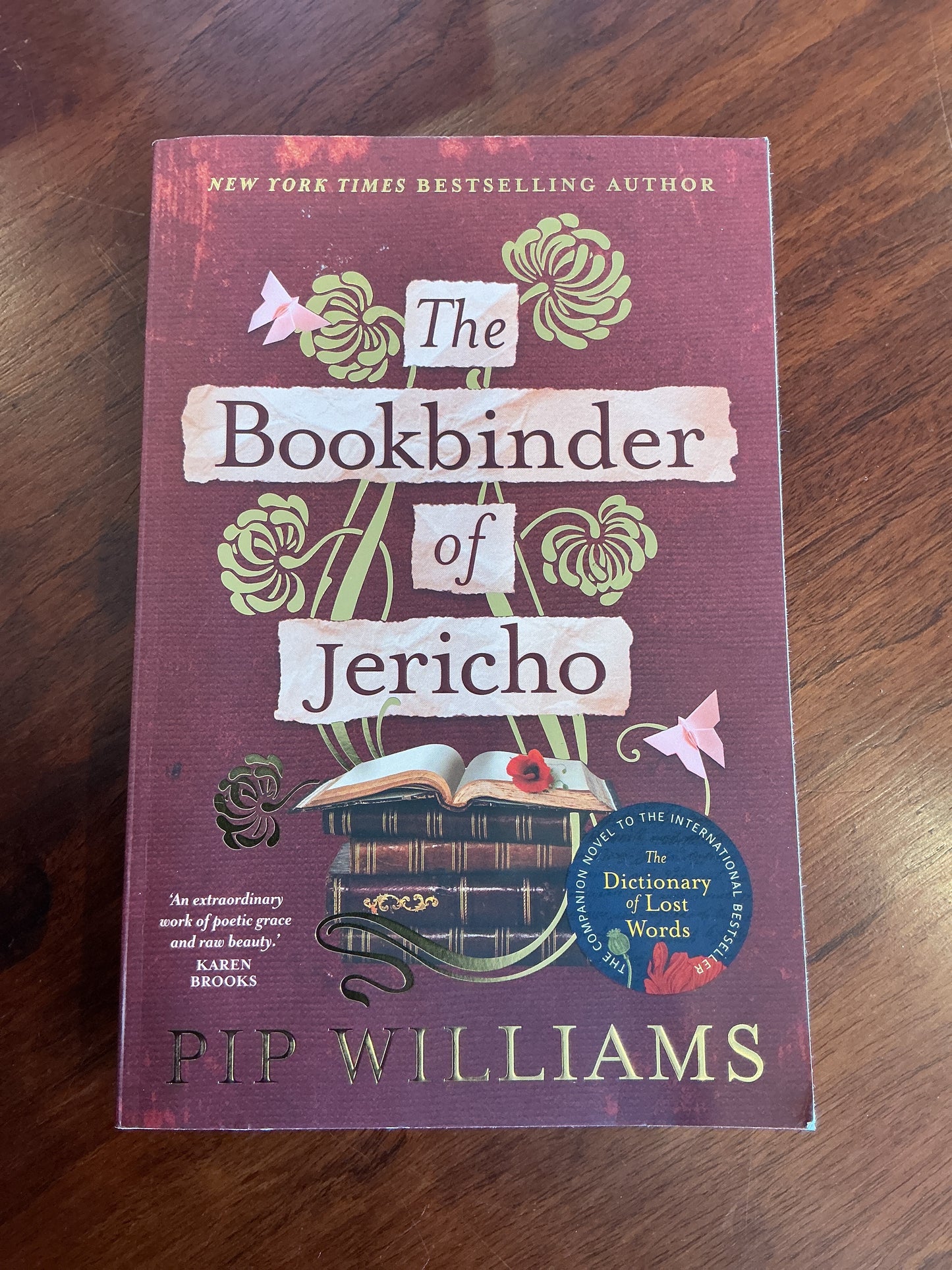 The Bookbinder of Jericho. Pip Williams. 2023.