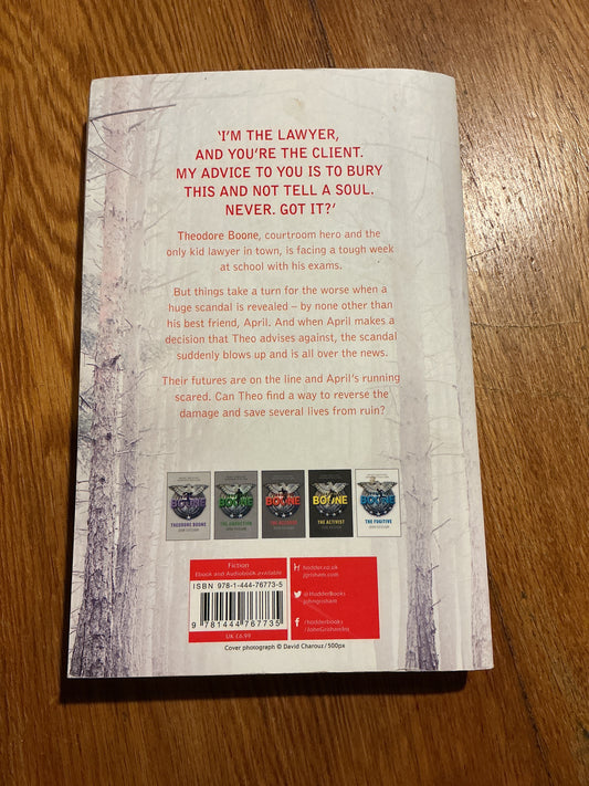 Theodore Boone: the scandal. John Grisham. 2017.