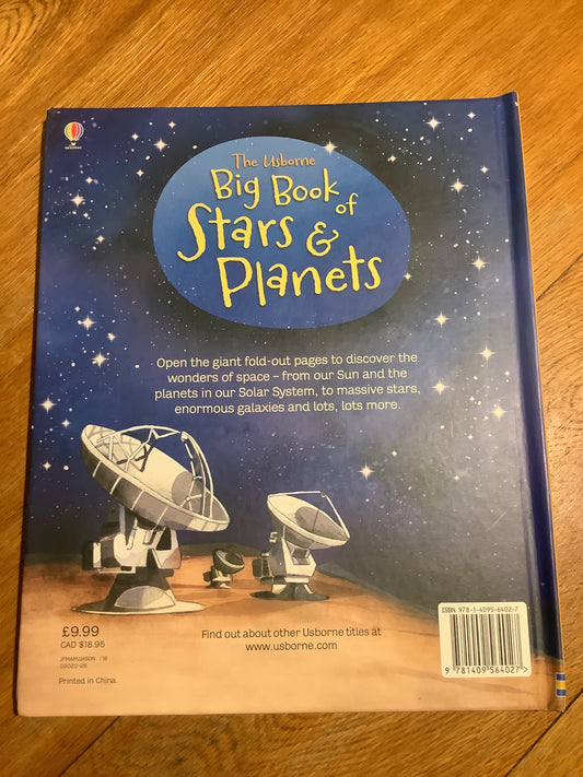 Usborne big book of stars and planets. Josephine Thompson. 2013.