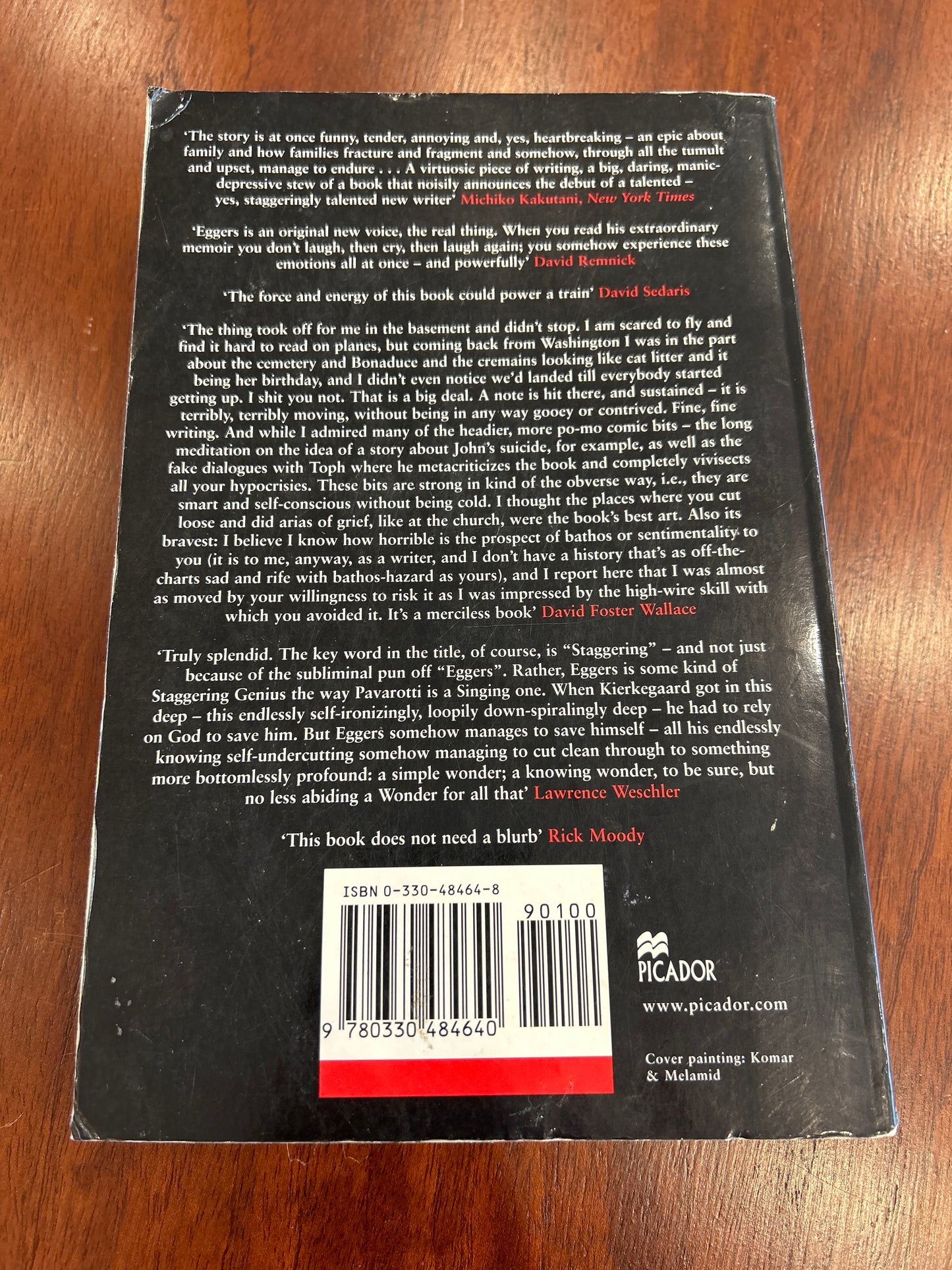 Heartbreaking work of staggering genius. Dave Eggers. 2000.