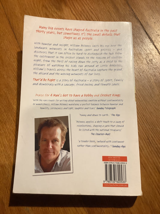 That’d be right. William McInnes. 2008.