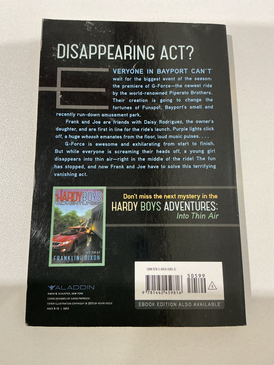 Hardy Boys adventures #3: vanishing game. Franklin. W. Dixon. 2013.