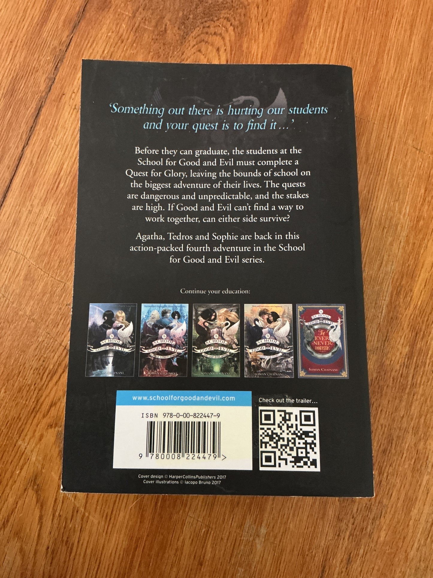 School for good and evil: quests for glory. Soman Chainani. 2017.