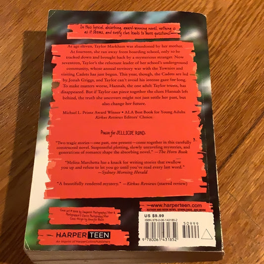 On the Jellicoe Road. Melina Marchetta. 2010.