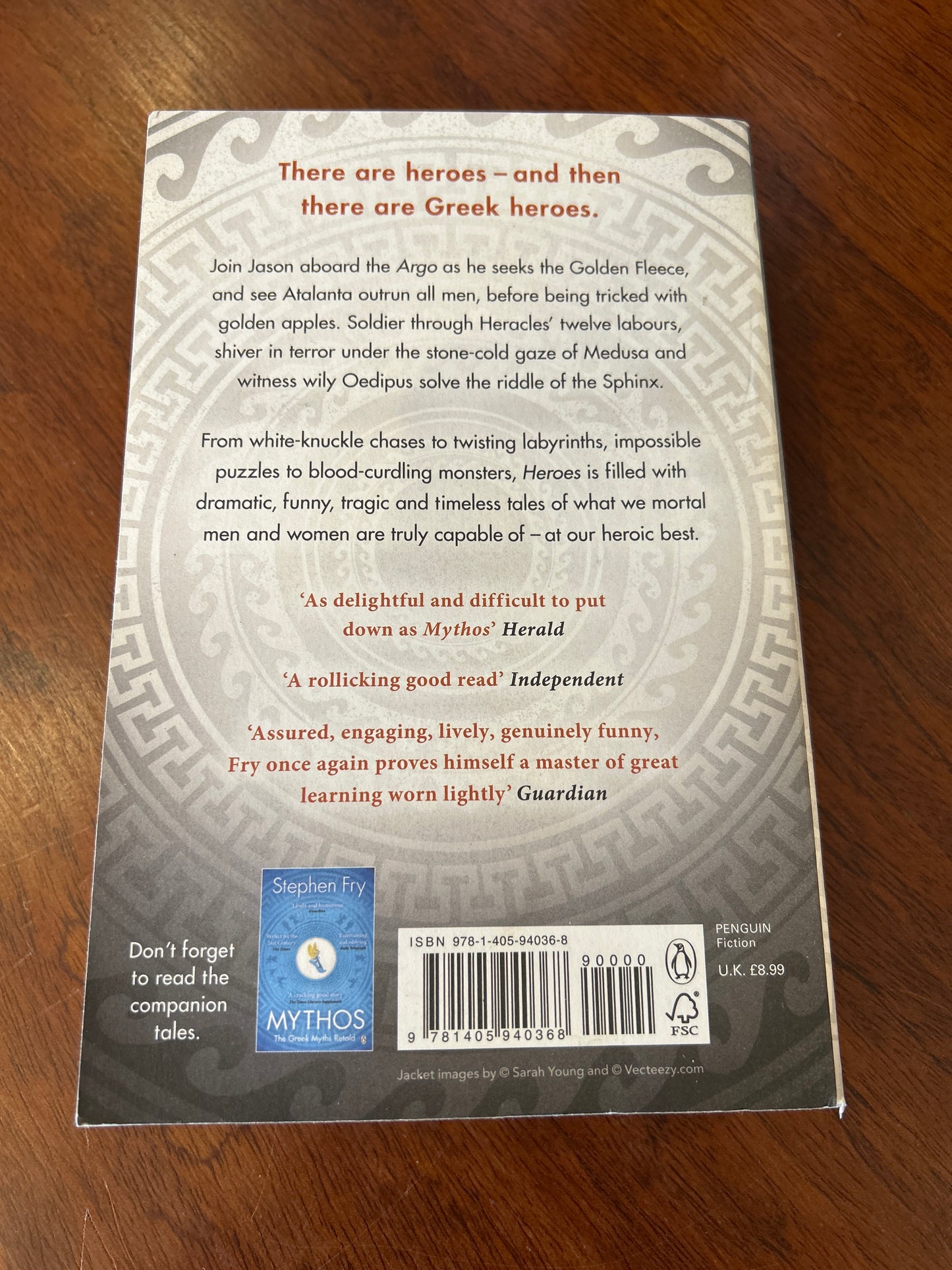 Heroes: volume II of Mythos. Stephen Fry. 2019.