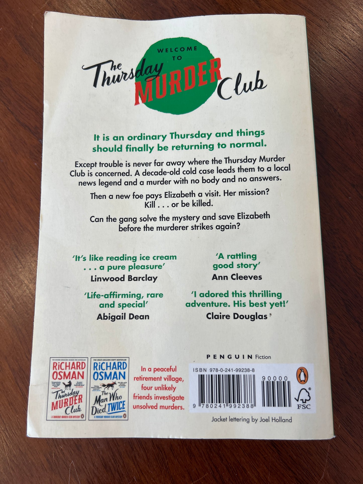 The Bullet that missed. Richard Osman. 2023.