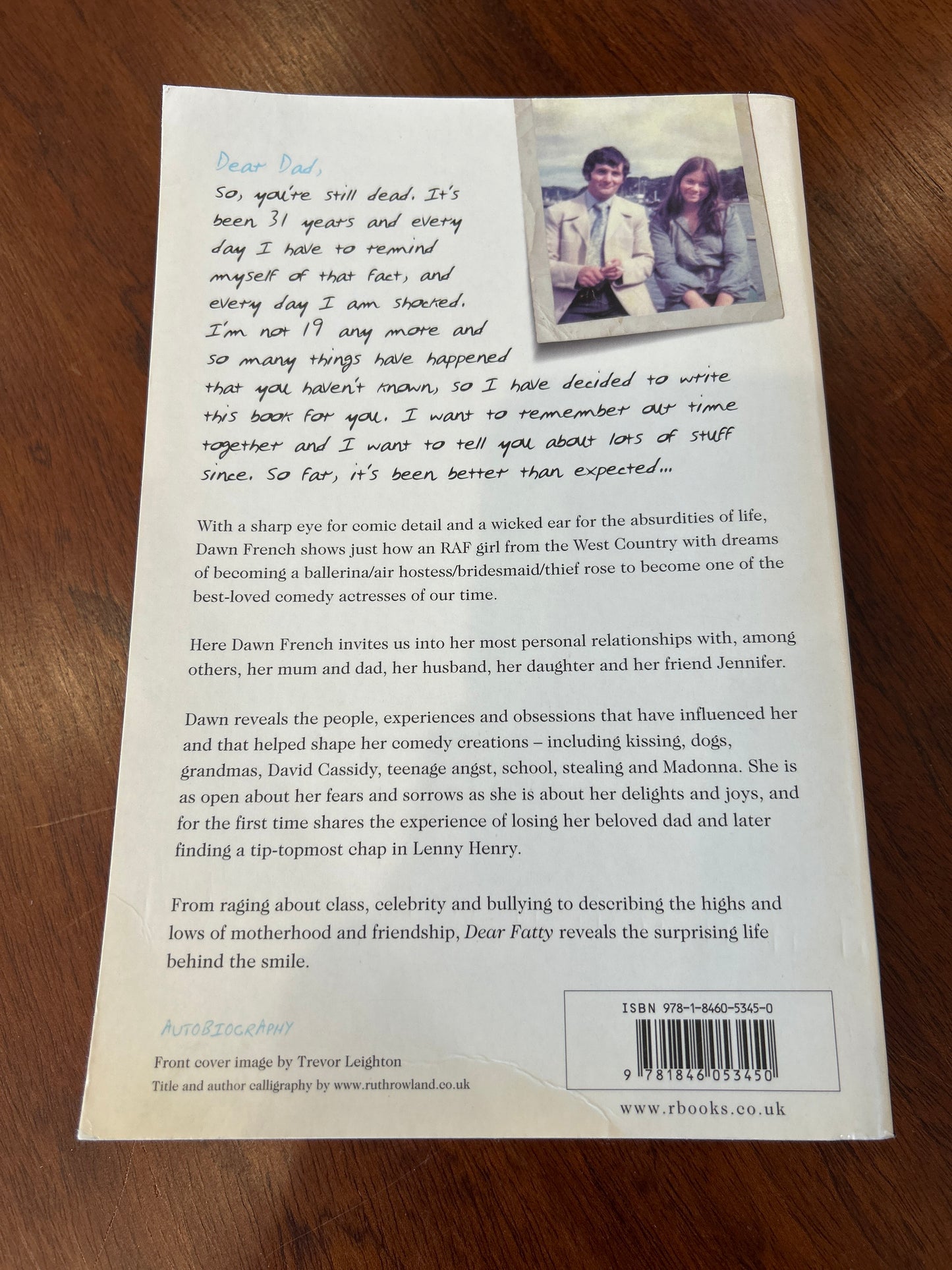 Dear fatty. Dawn French. 2008.