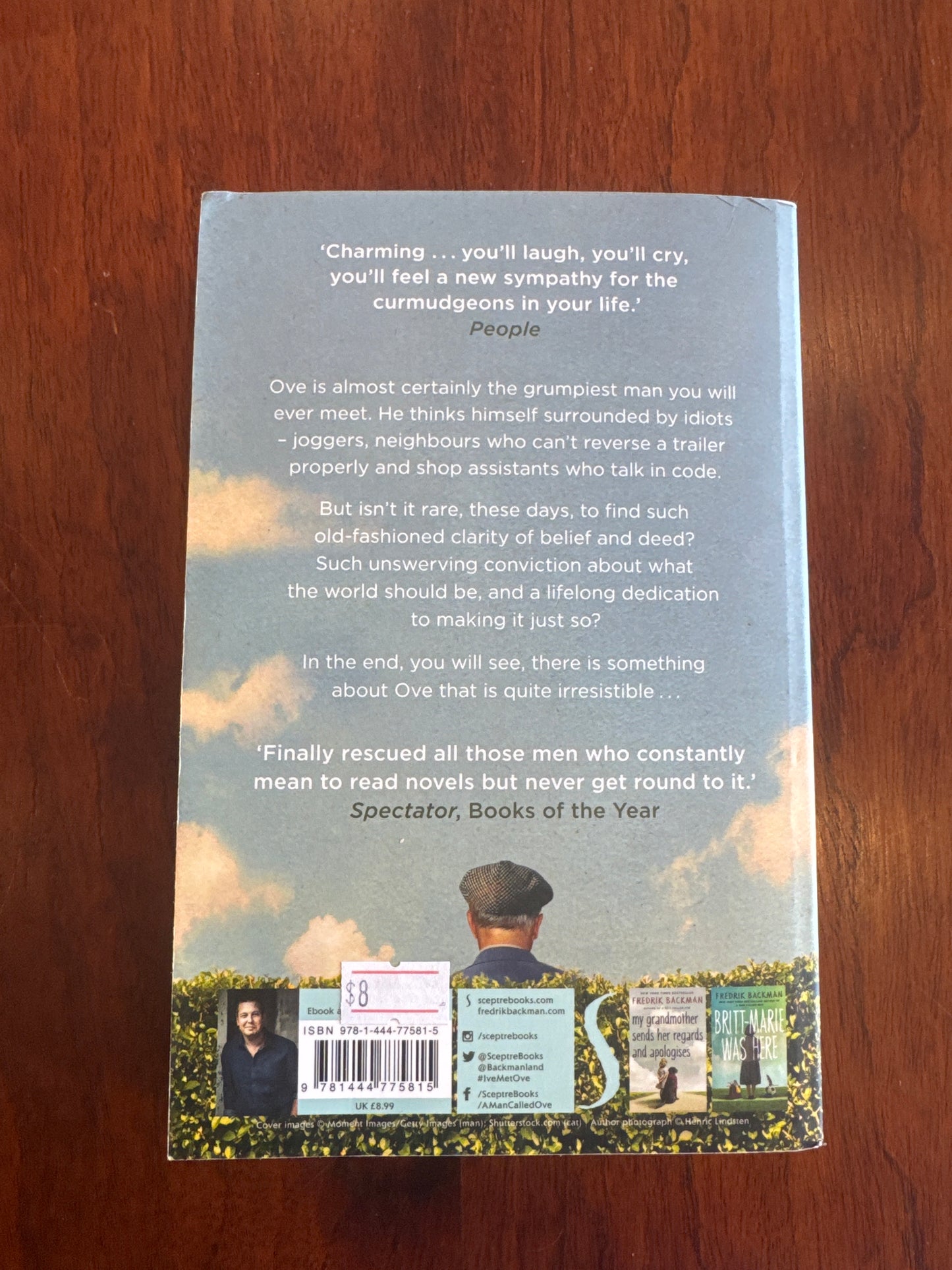 Man called Ove. Fredrik Backman. 2015.