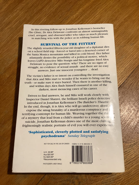 Survival of the fittest. Jonathan Kellerman. 1997.