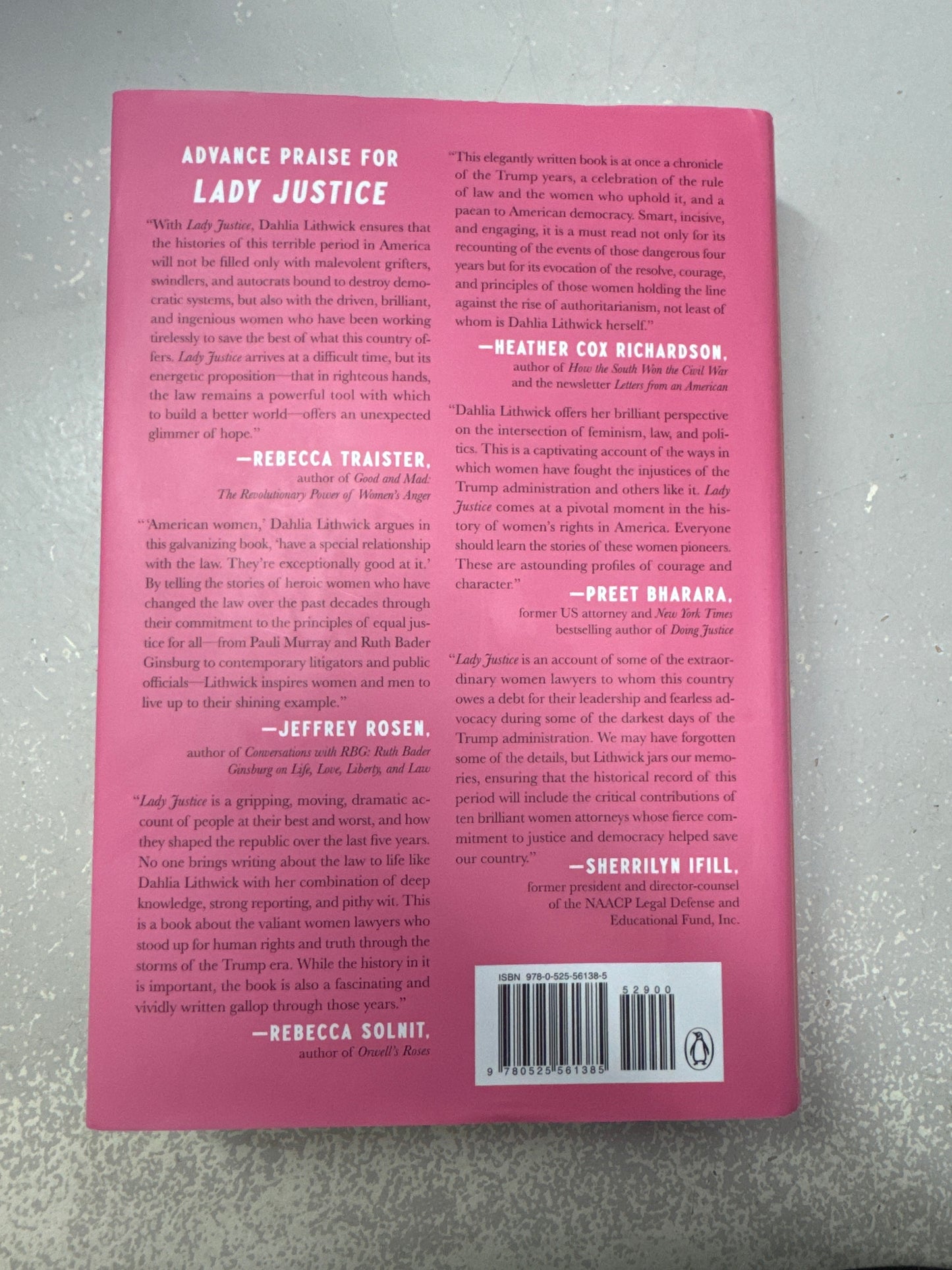 Lady Justice. Dahlia Lithwick. 2022.