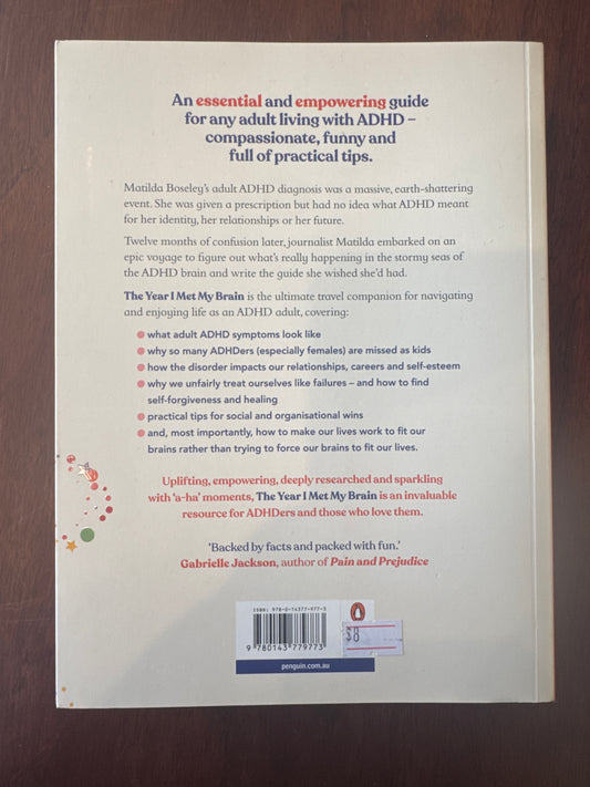 Year I met my brain. Matilda Boseley. 2023.