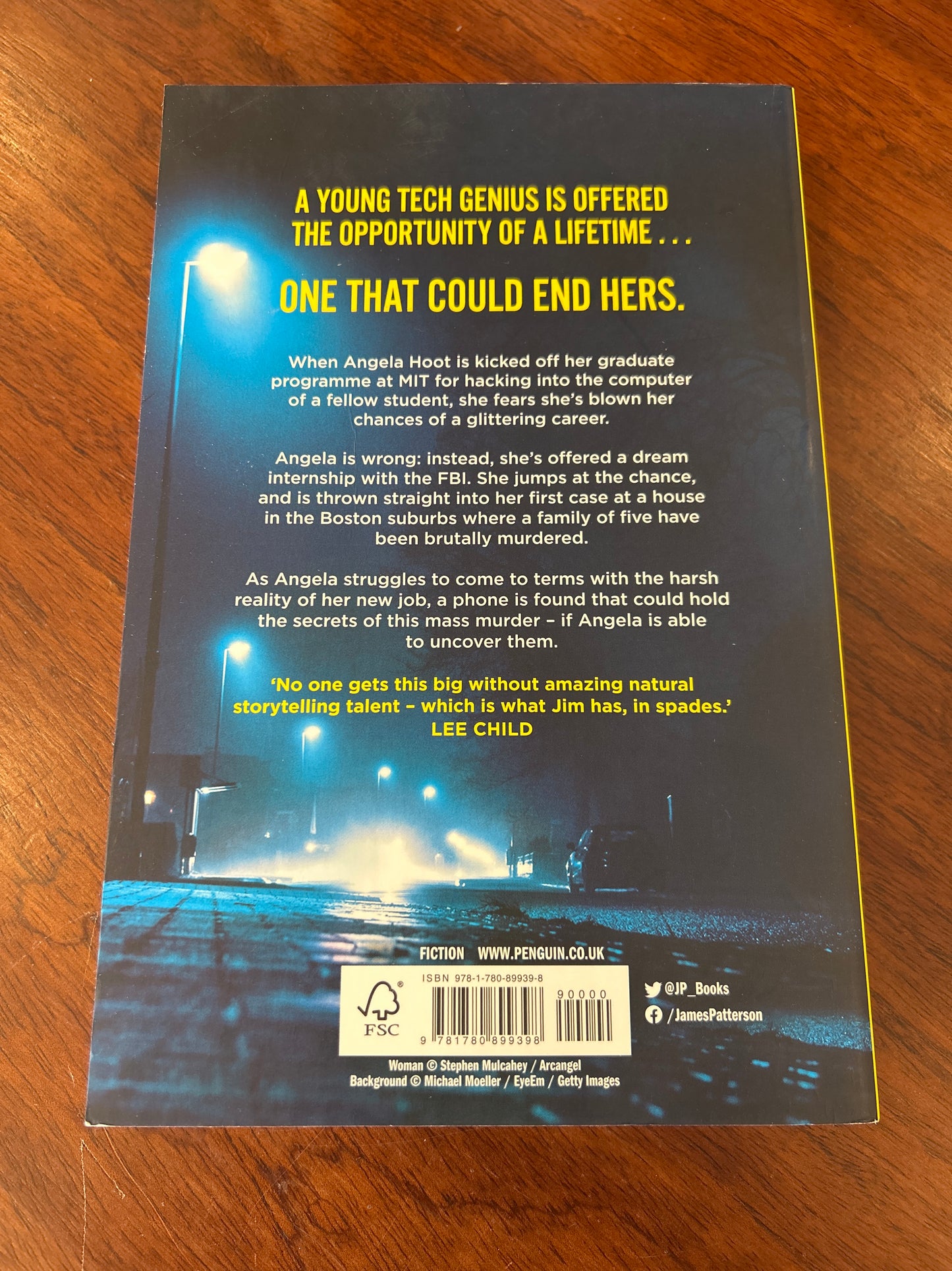 1st case. James Patterson and Chris Tebbetts. 2020