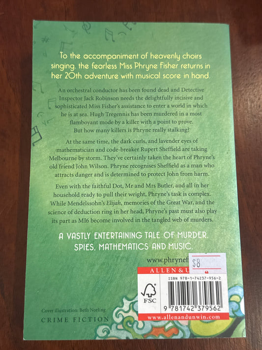 Murder and Mendelssohn. Kerry Greenwood. 2013.