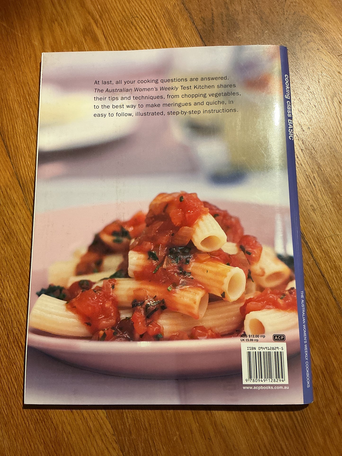 Cooking class basic. Australian Women’s Weekly. 2004.