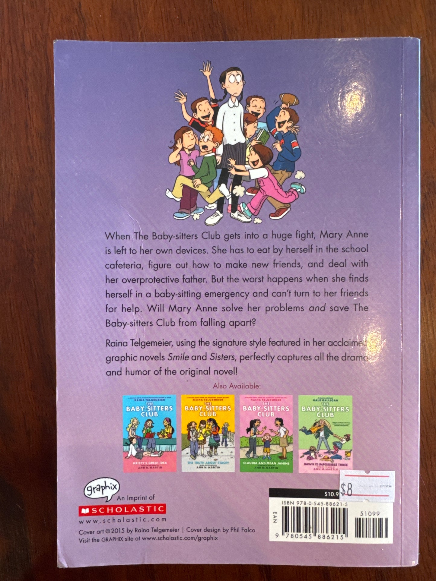 Mary Anne Saves the Day. Raina Telgemeier. 2015.