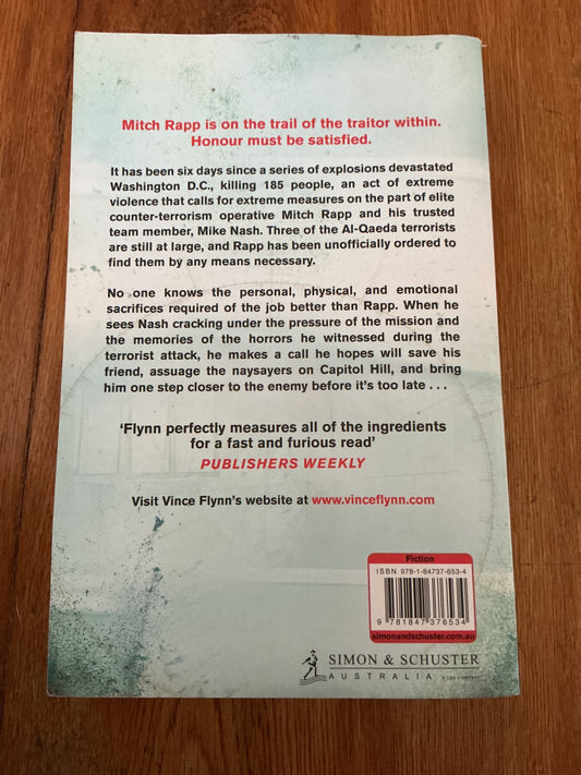 Pursuit of honour. Vince Flynn. 2009.