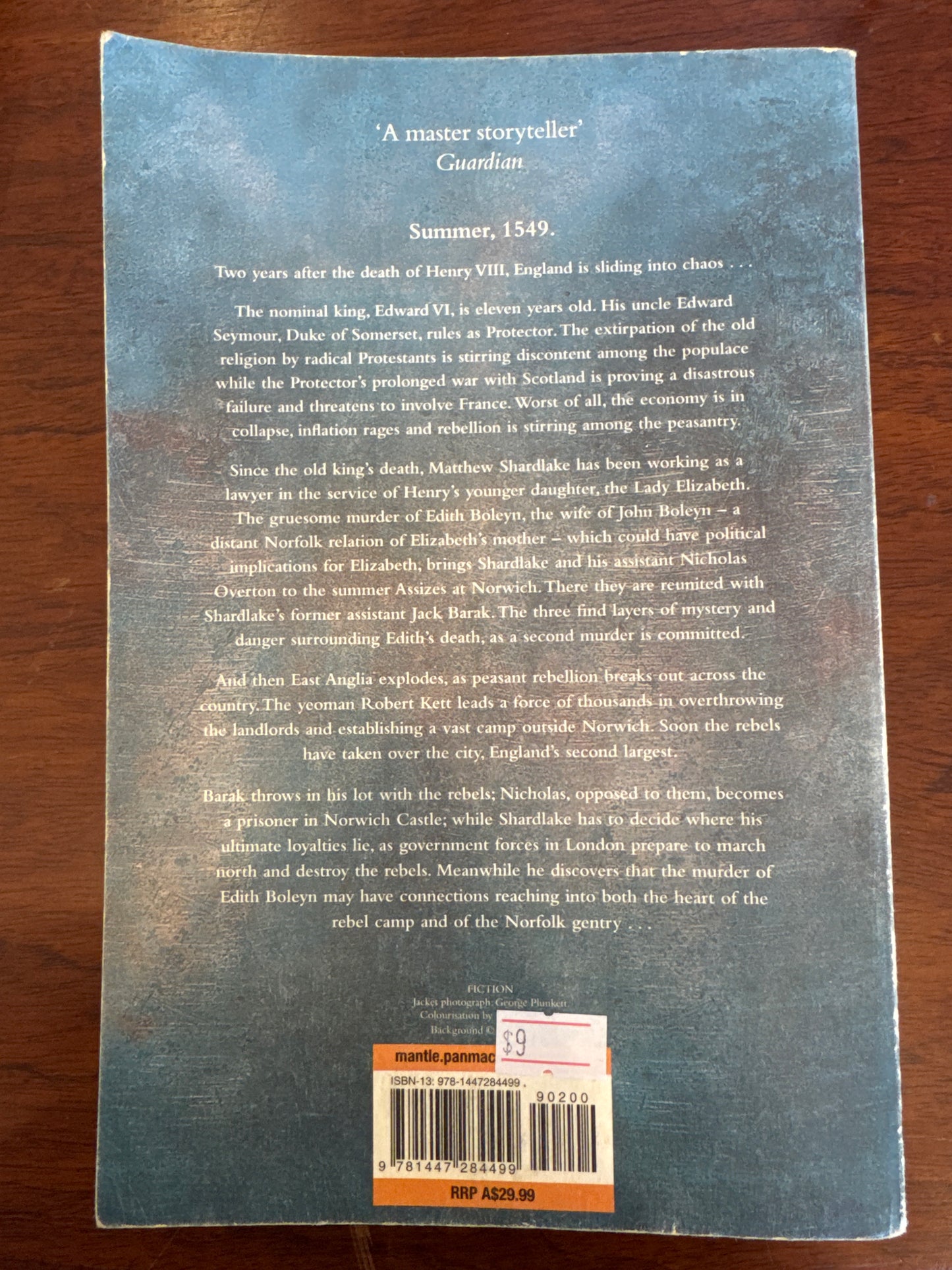 Tombland. Cj Sansom. 2018.