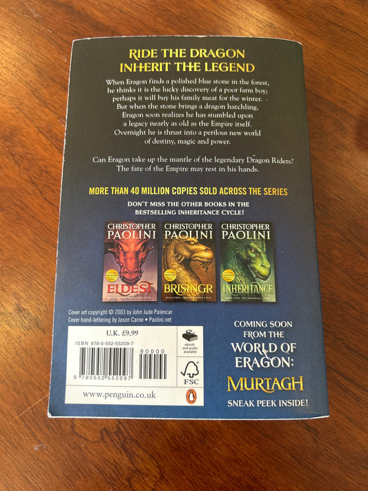 Eragon. Christopher Paolini. 2023.