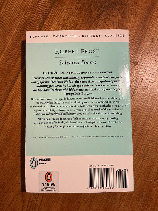 Selected poems. Robert Frost. 1973.