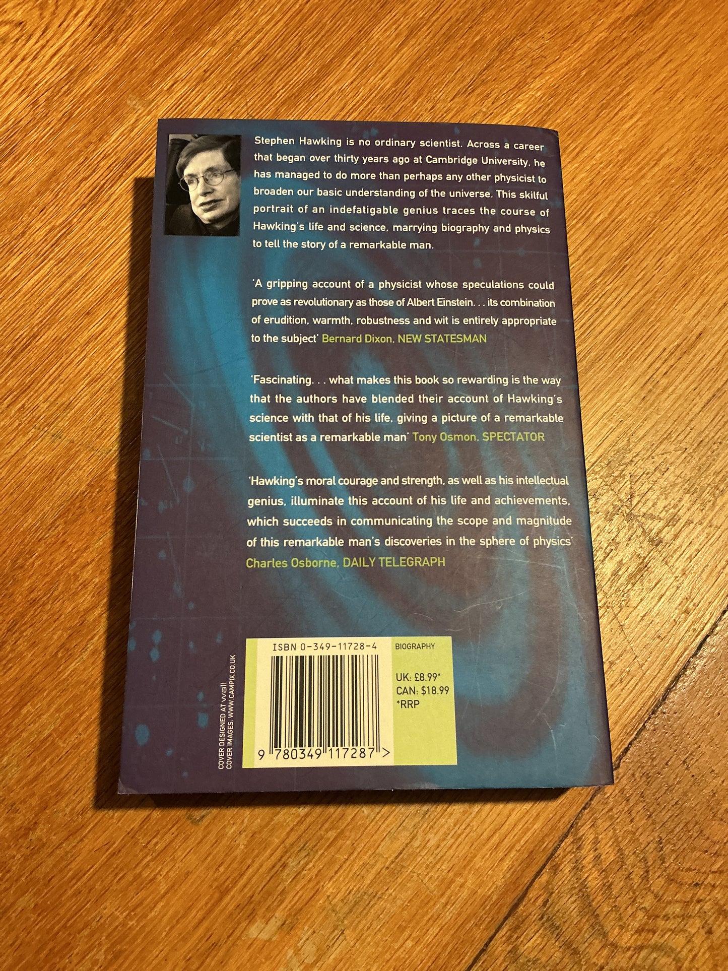 Stephen Hawking: a life in science. Michael White and John Gribbin. 2003.