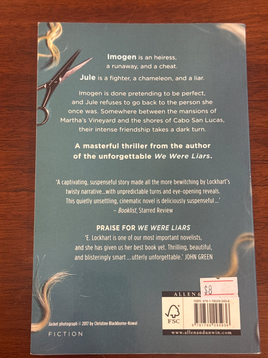 Genuine Fraud. E. Lockhart. 2017.