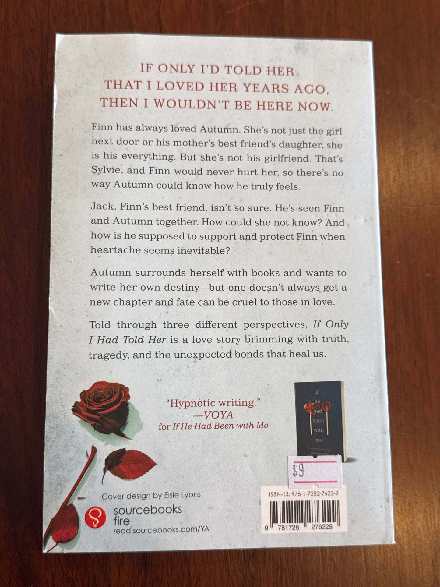 If only I had told her. Laura Nowlin. 2024.