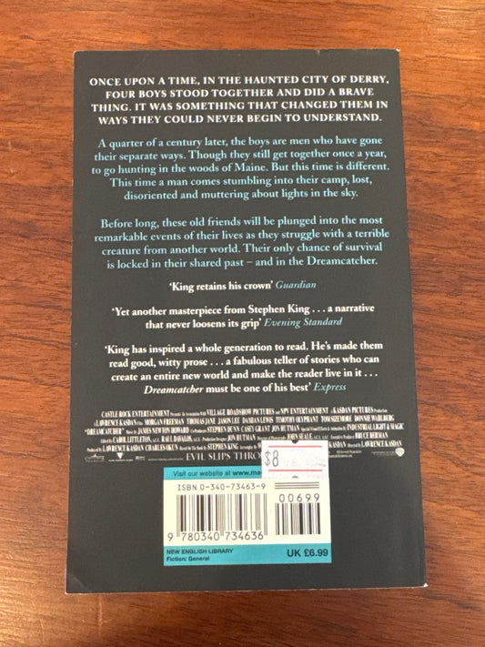 Dreamcatcher. Stephen King. 2003.