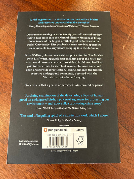 Feather thief: the natural history heist of the century. Kirk Wallace Johnson. 2018.