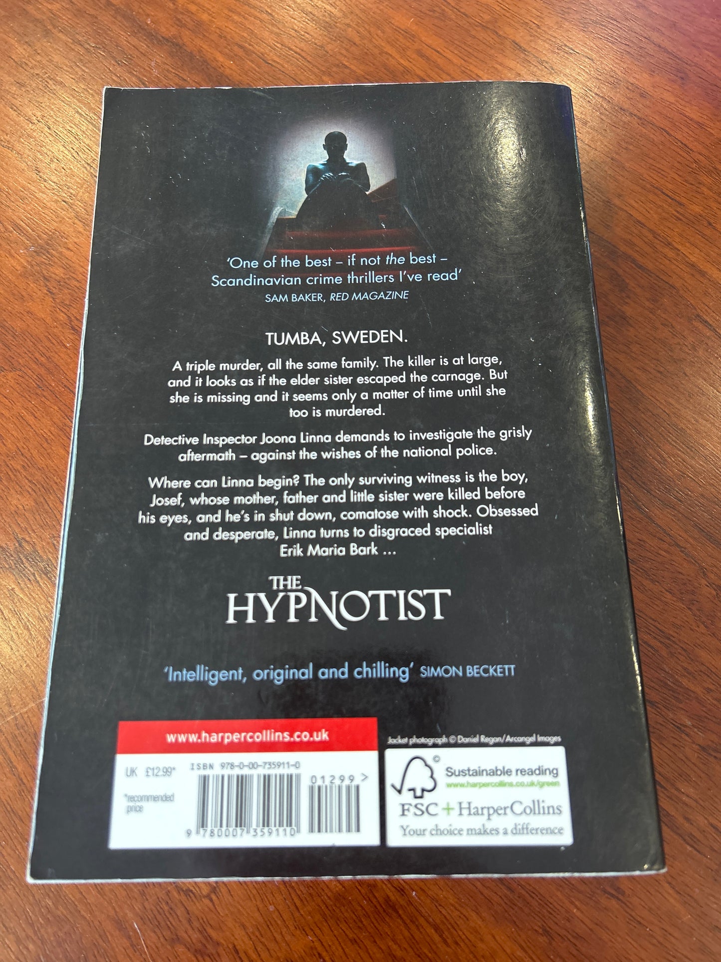 Hypnotist. Lars Kepler. 2011.