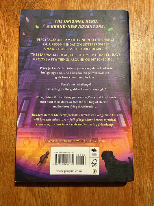 Percy Jackson and the Olympians: wrath of the triple goddess. Rick Riordan. 2024.